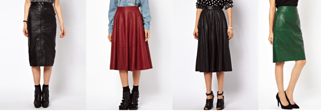 asos leather skirts for fall