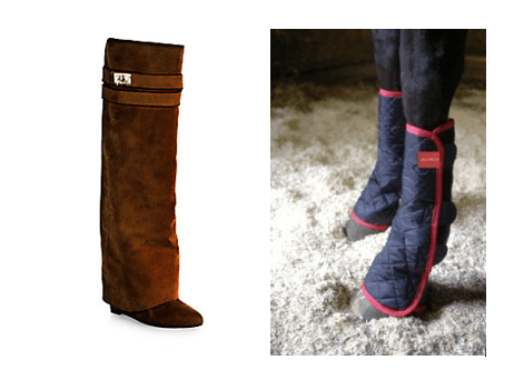 knee high givenchy sheath boots horse boots