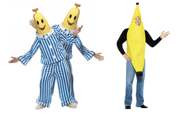banana in pajamas adult halloween costume