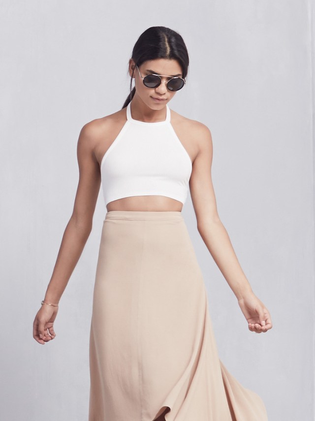 the reformation blueberry top