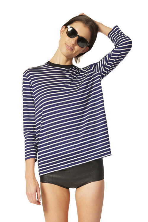 heidi merrick drake tee stripes