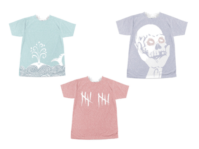 litographs books on tees