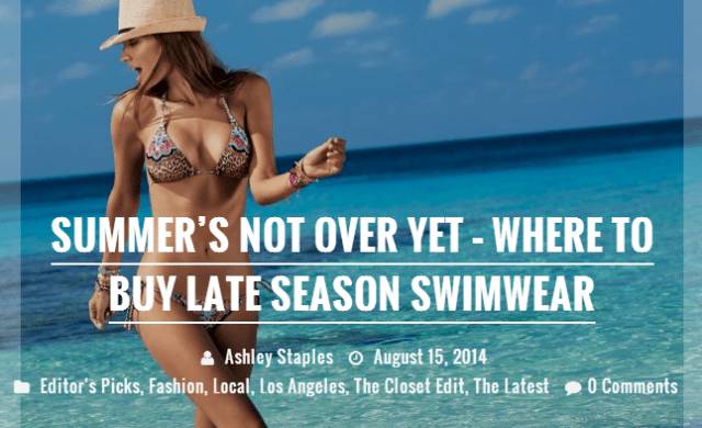 ruevenue magazine ashley staples writing fashion swimwear los angeles