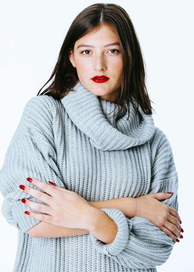 american apparel fisherman turtleneck oversized sweater