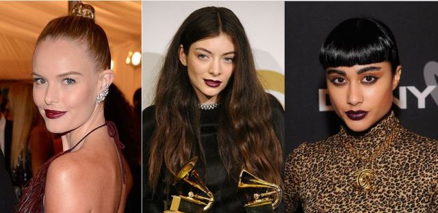 kate bosworth lorde natalia kills vampy lips dark lipstick trend