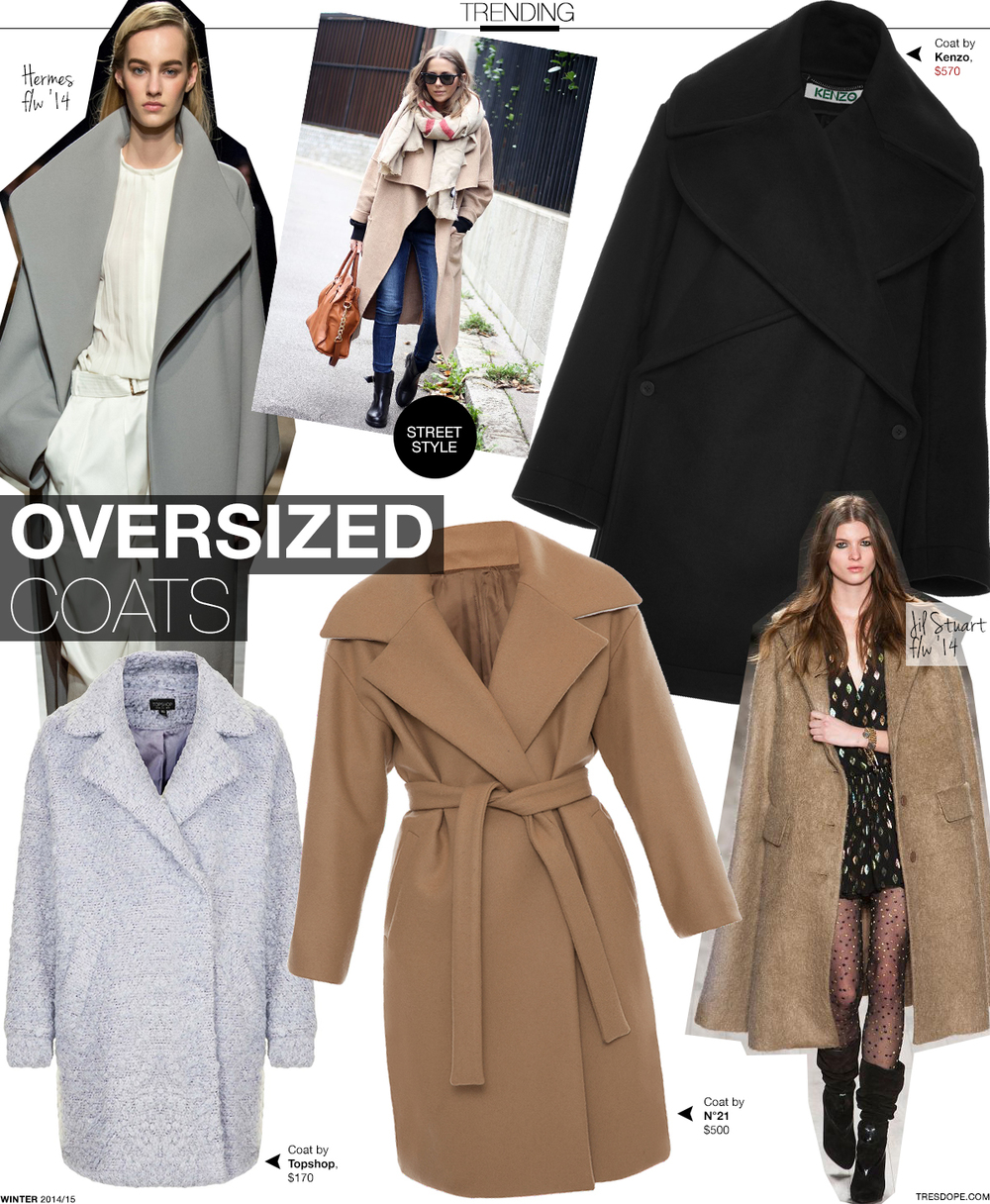 oversized coats outerwear tres dope fashion trends